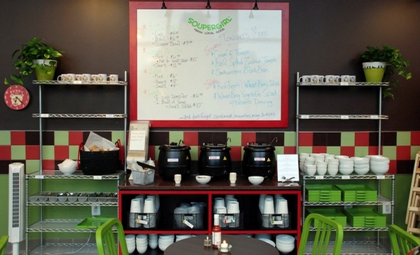 This Takoma Park cafe sells from-scratch soups and salads made with local ingredients. 