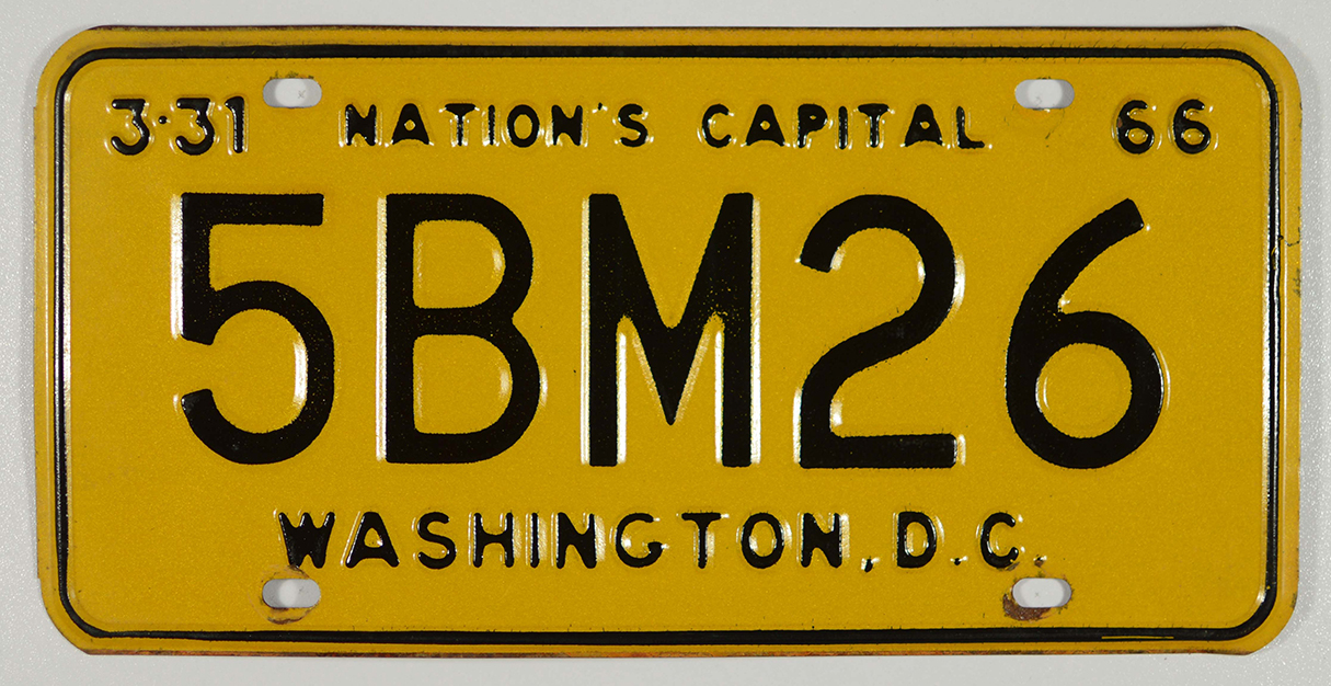 DC License Plates Through the Years - Washingtonian