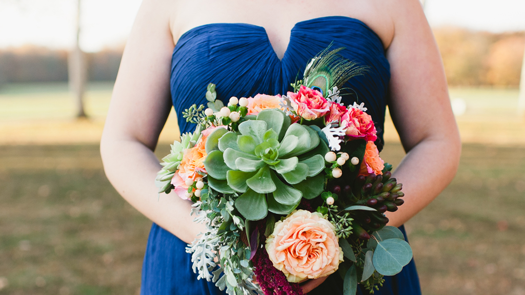 fall colors wedding