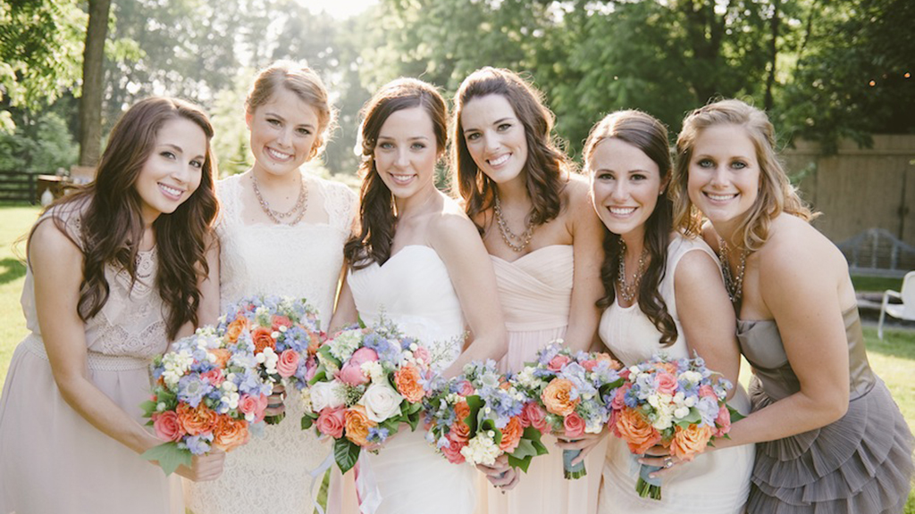 Colorful Rustic Backyard Wedding in Virginia