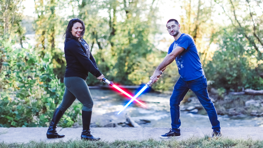 This Star Wars Engagement Shoot Totally Brightened Our Day