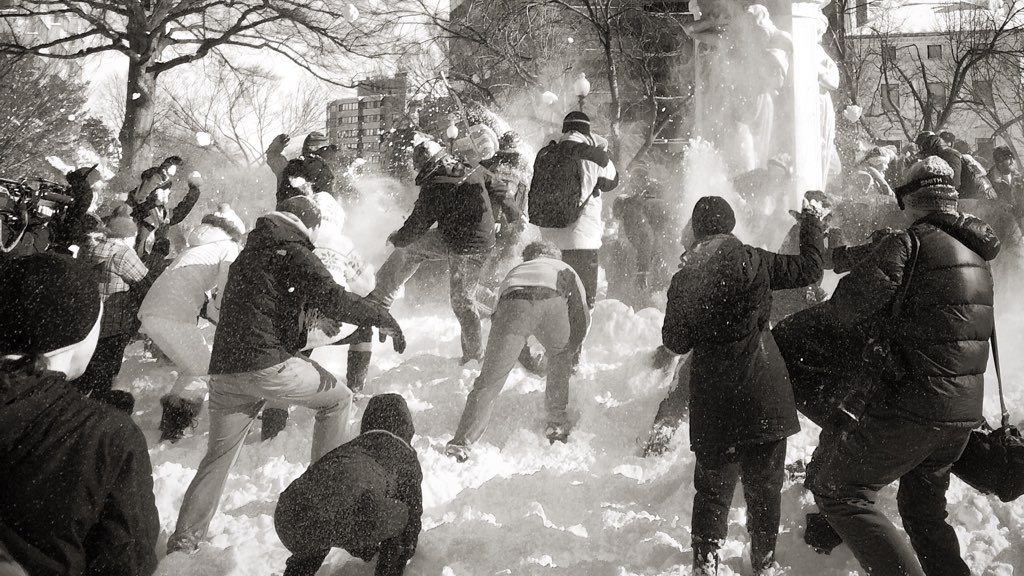 Epic DC Snowball Fight Was Epic