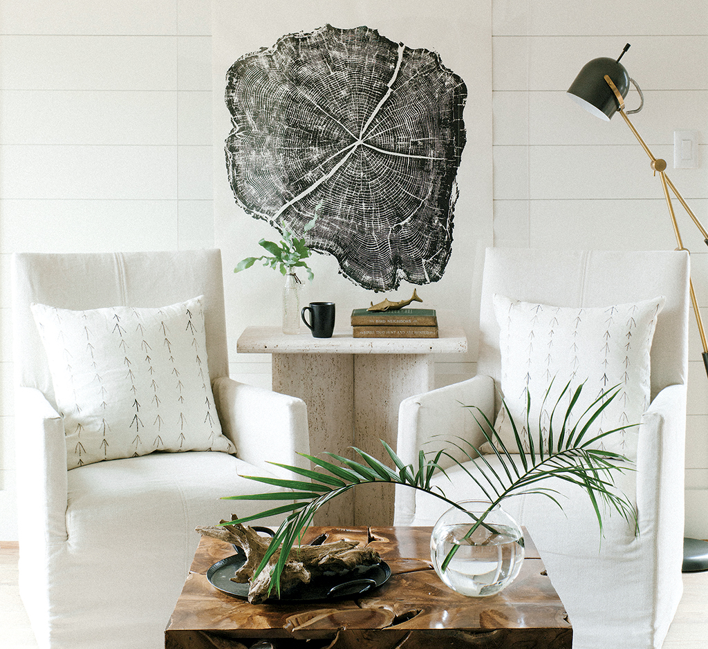 lauren-liess-vacation-home-kitchen-coffee-nook - Washingtonian Liess turned a niche in the kitchen into a coffee-drinking spot. Photograph by Helen Norman.