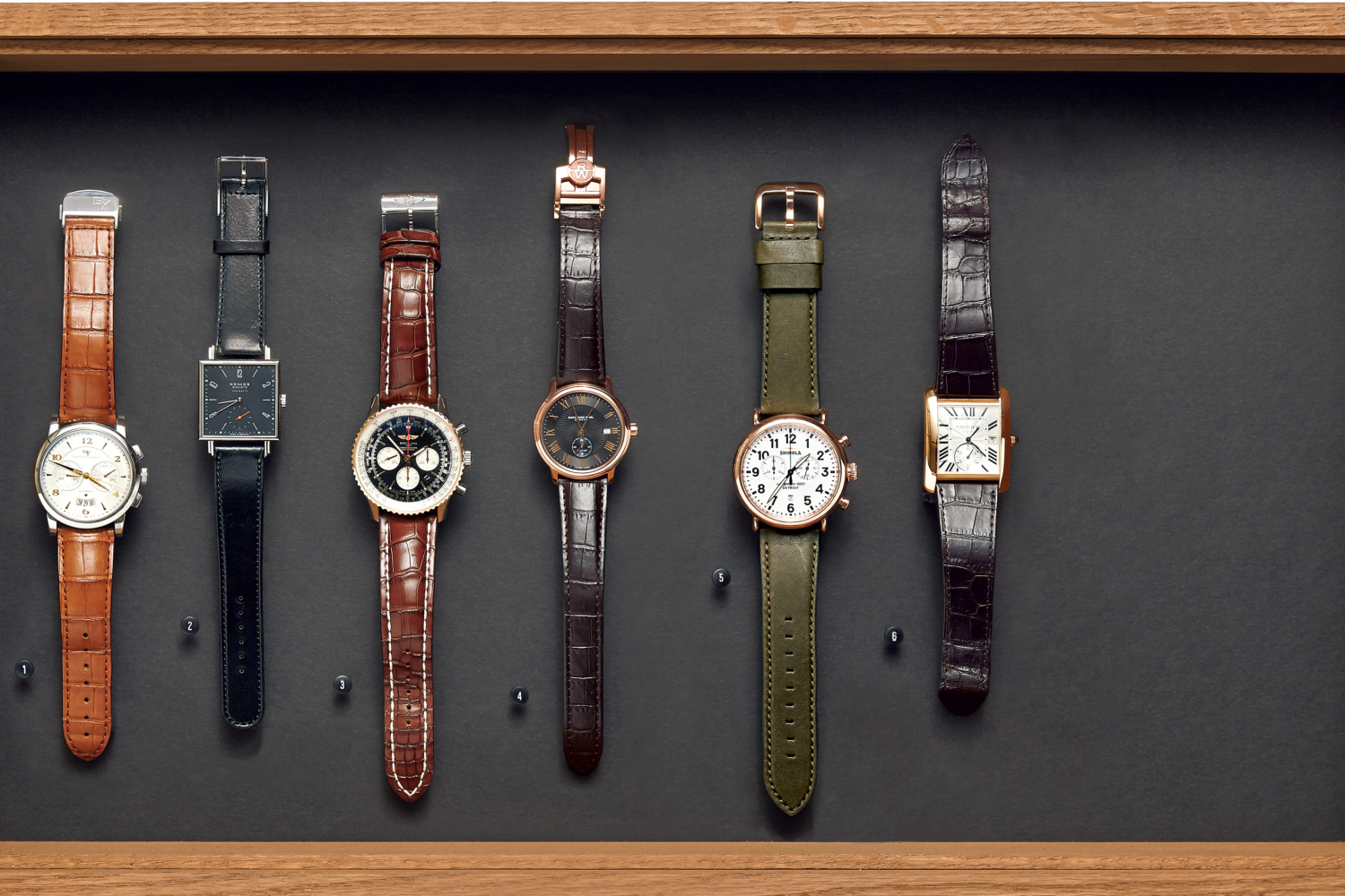6 Gorgeous Leather-Bound Watches That Would Make an Unforgettable Gift
