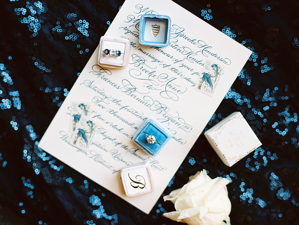 Brooke-Henderson-Francis-Brogan-III-Abby-Jiu-Georgetown-Wedding-3 - Washingtonian This DC Couple Chose a Georgetown University Theme for their Autumn Wedding Brooke Henderson Francis Brogan