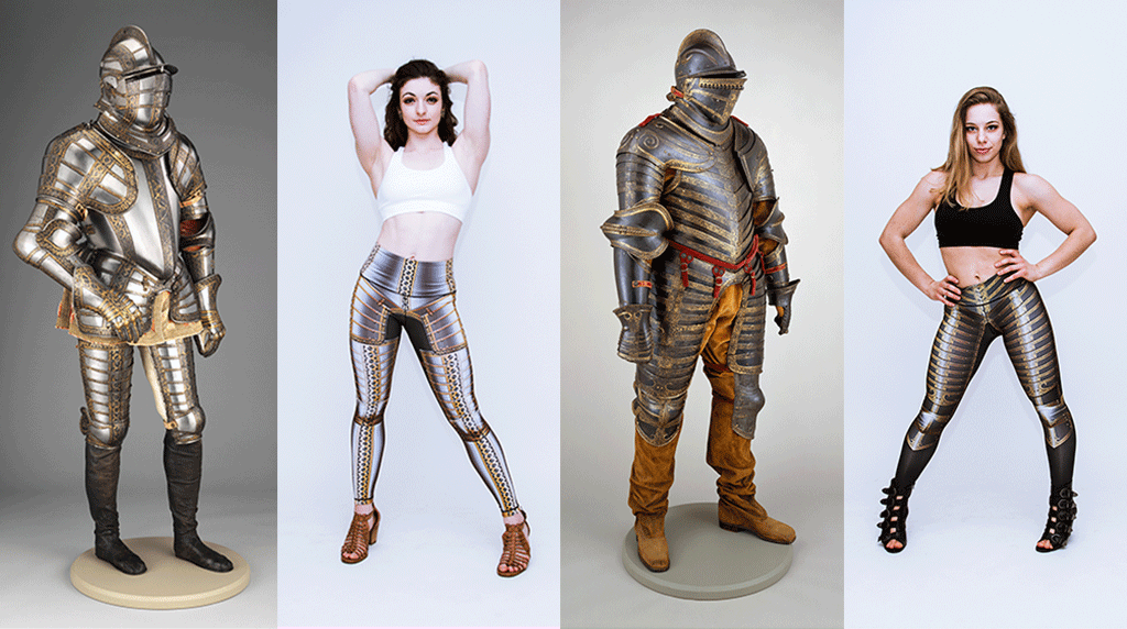 People Are Going Insane For These DC-Designed Leggings That Look Like  Medieval Armor - Washingtonian