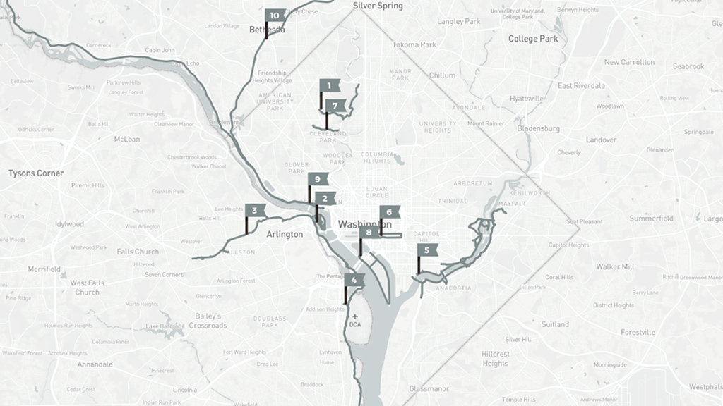 Check Out This Map of 10 Metro-Accessible Running Trails in Washington