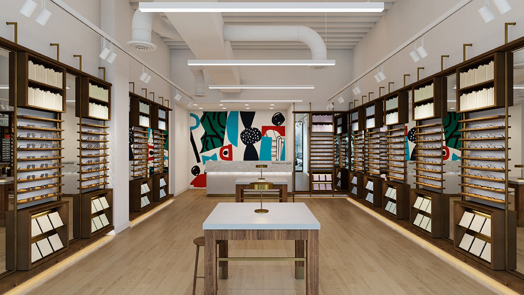A Library-Inspired Warby Parker is Coming to Bethesda Row - Washingtonian