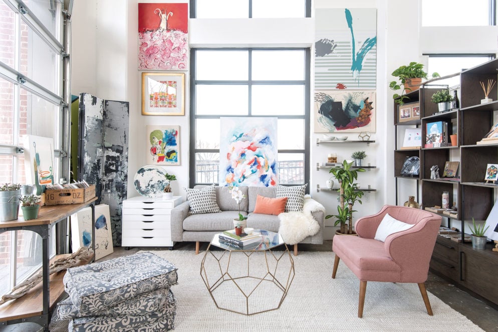 How a Decorator Helped This Artist Turn a Raw Space into a Gorgeous ...