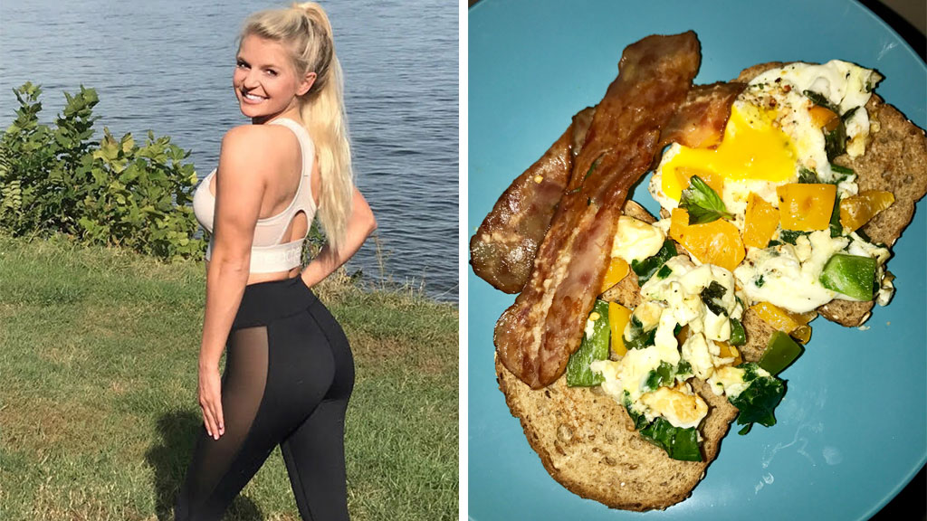 Turkey Bacon, Homemade Pizza, and Ice Cream: What a Bikini Figure Competitor Eats in a Day