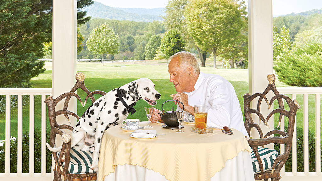 This Dog Spends His Days Eating Michelin-Starred Meals and Taking Bubble Baths