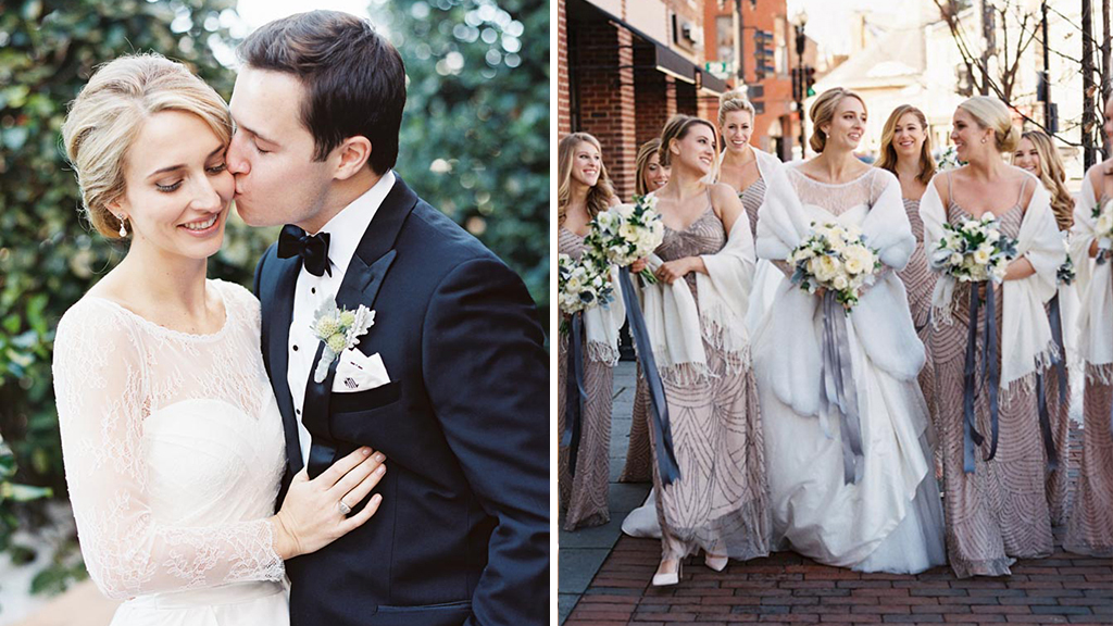 She Campaigned for Jeb, He Worked For Obama: The Playful Political Details at their Four Seasons Wedding Were Perfect