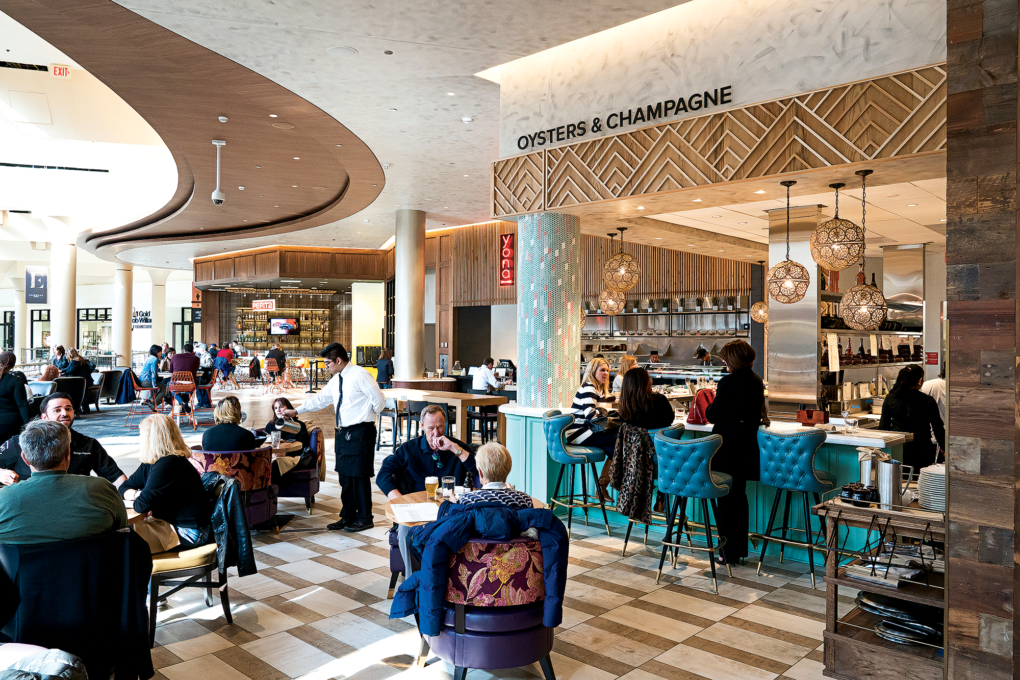 IsabellaEateryFeat - Washingtonian Mike Isabella debuts sprawling Isabella Eatery at Tysons Galleria.