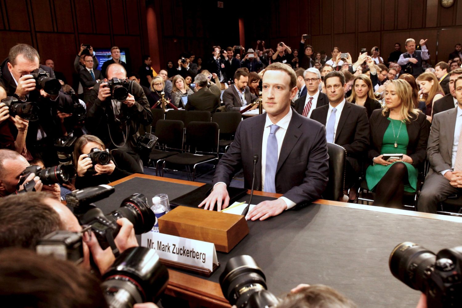 Mark Zuckerberg Came to DC, and His Team Will Get Back to You