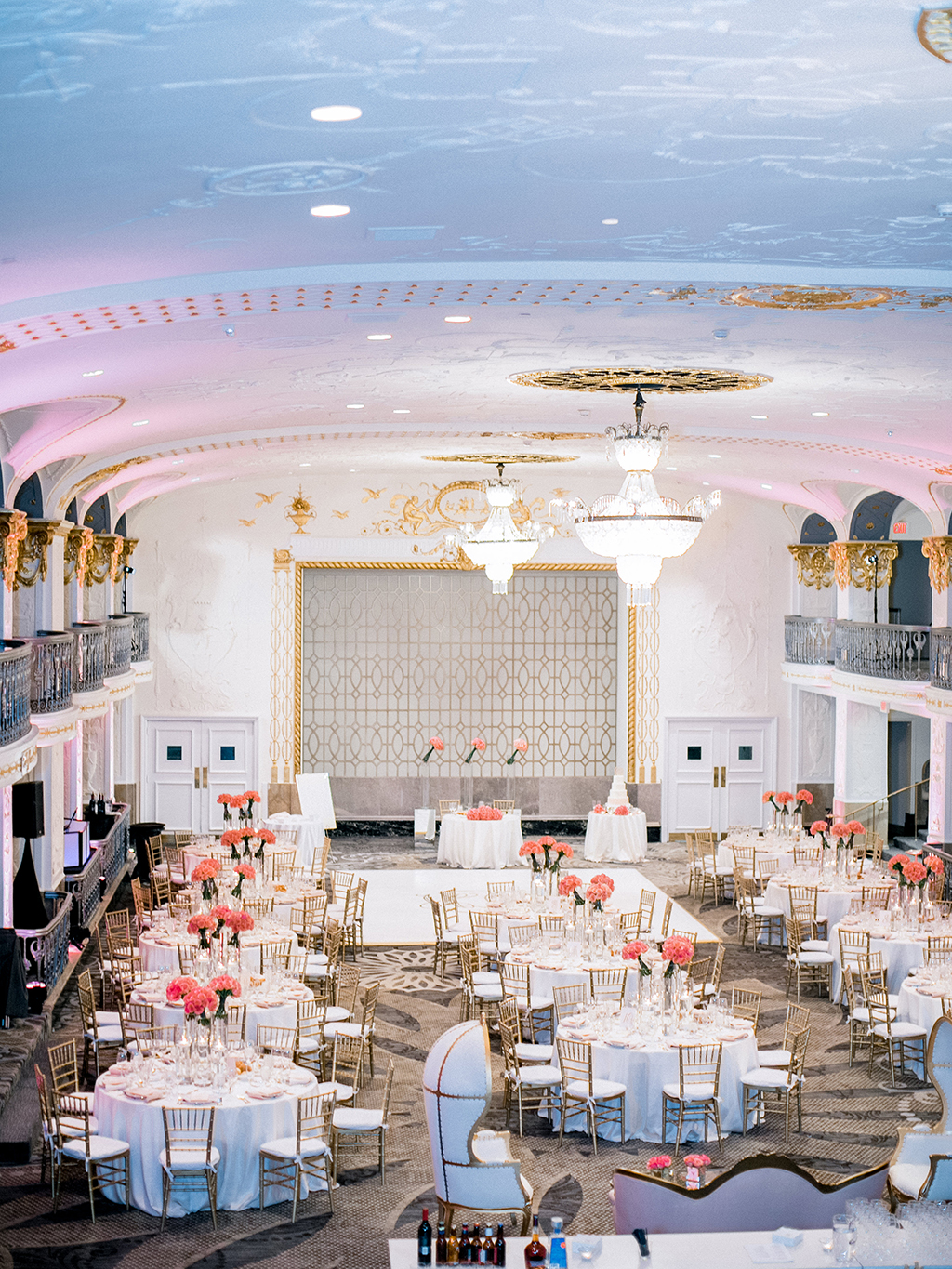 Heather Chalfin + Jay Rhee | Love By Serena26 - Washingtonian pink roses pink roses only mayflower hotel pink roses bouquet rose bouquet pink rose parisian chic wedding