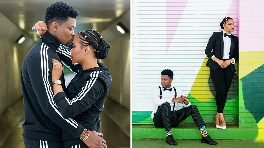 This Couple Found the Most Perfect Mural for Engagement Photos, Then  Totally OWNED In Matching Tracksuits - Washingtonian