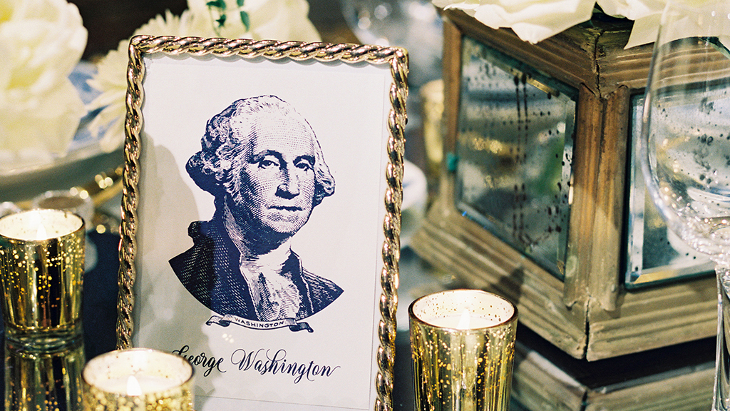 Caroline Horn and Lee Von Schrader’s Patriotic DC Wedding Incorporated their Favorite US Presidents