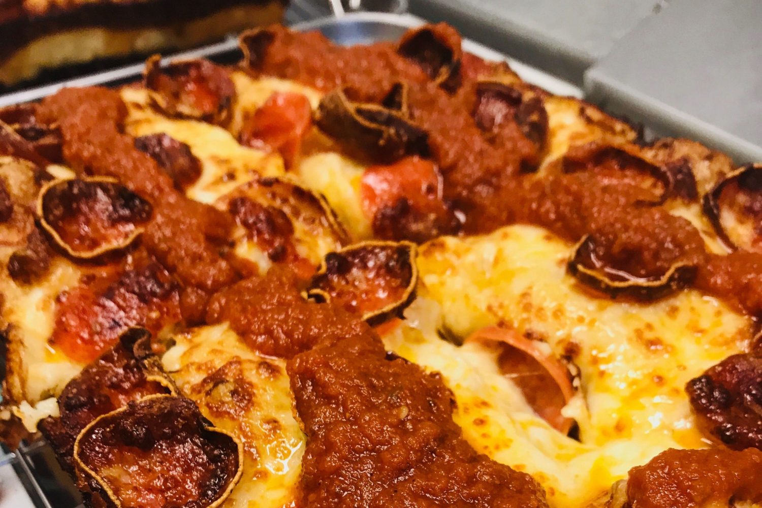 Detroit-Style Pizza Topped With Hot Dogs and Pierogi Coming to Red Light on 14th Street