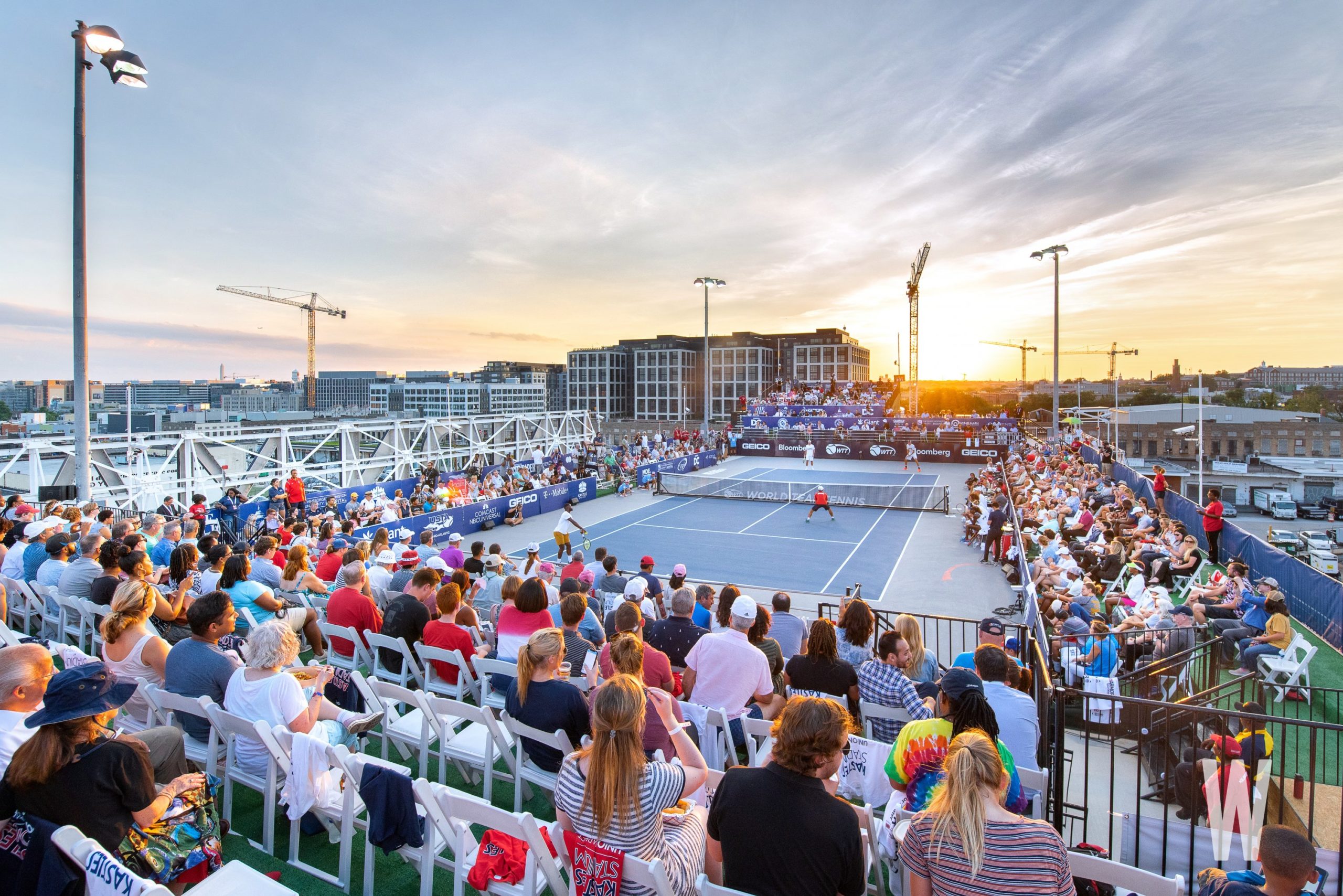 Here's What It's Like to Watch Tennis on Union Market's Roof - Washingtonian