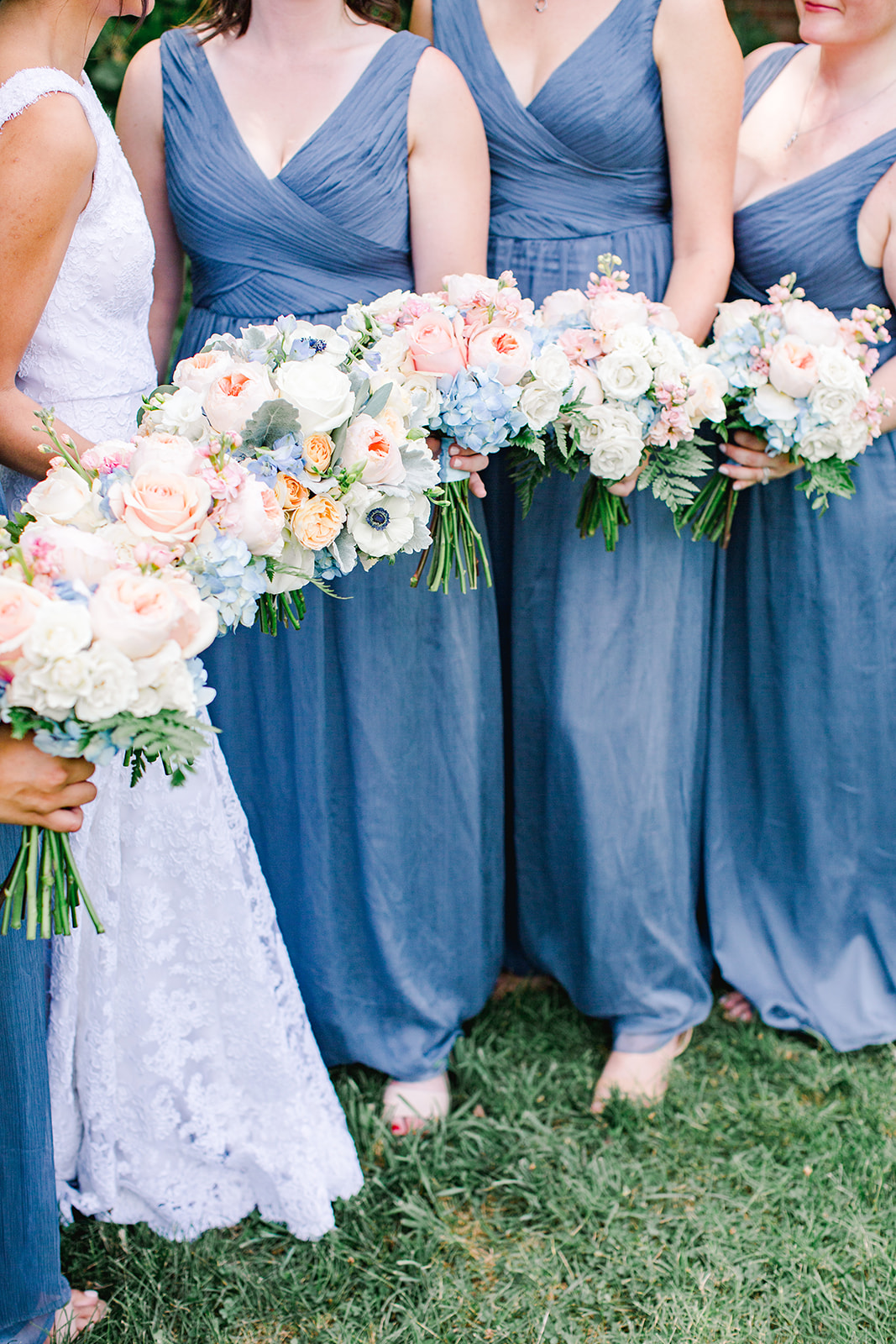 This Blue and White Wedding Featured a Chinoiserie Garden Party Theme