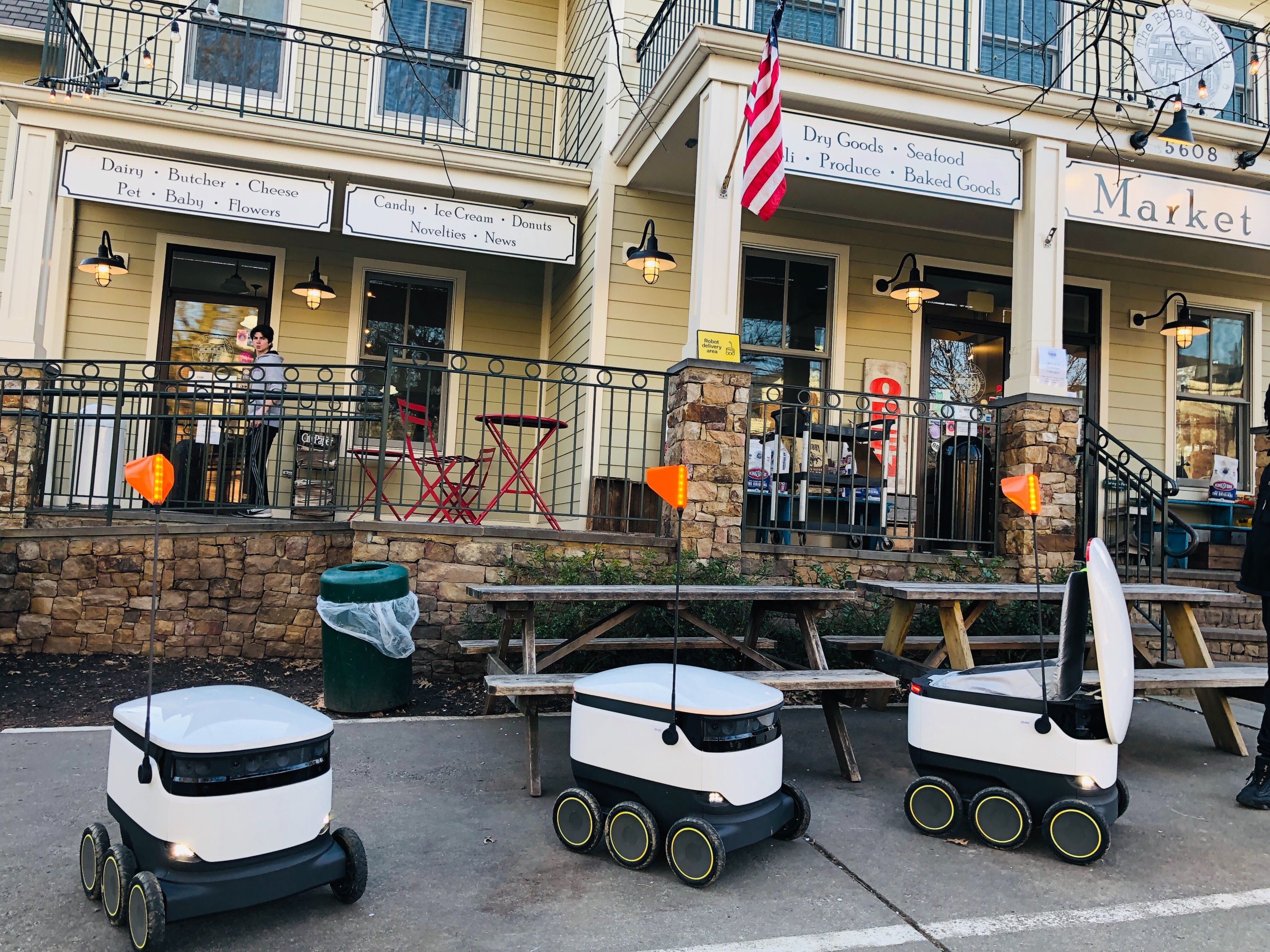 Delivery Robots Come to DC’s Broad Branch Market