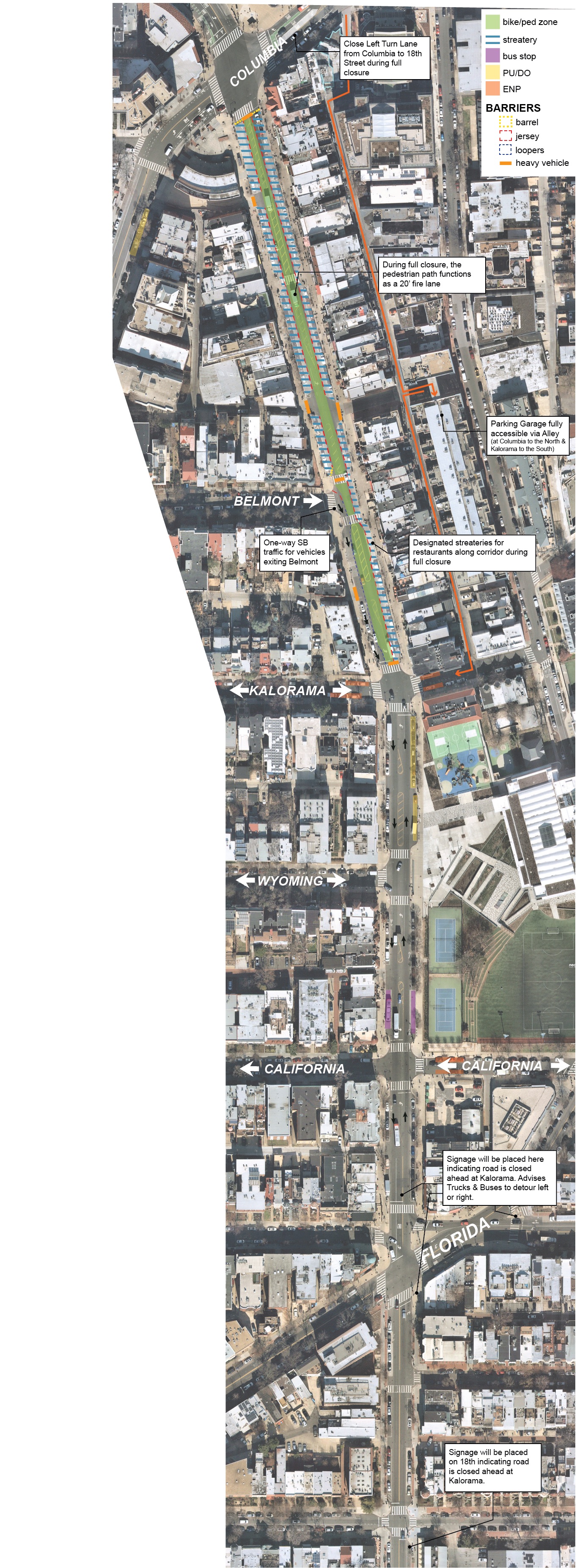 18th street closure map - June 2020 - Washingtonian
