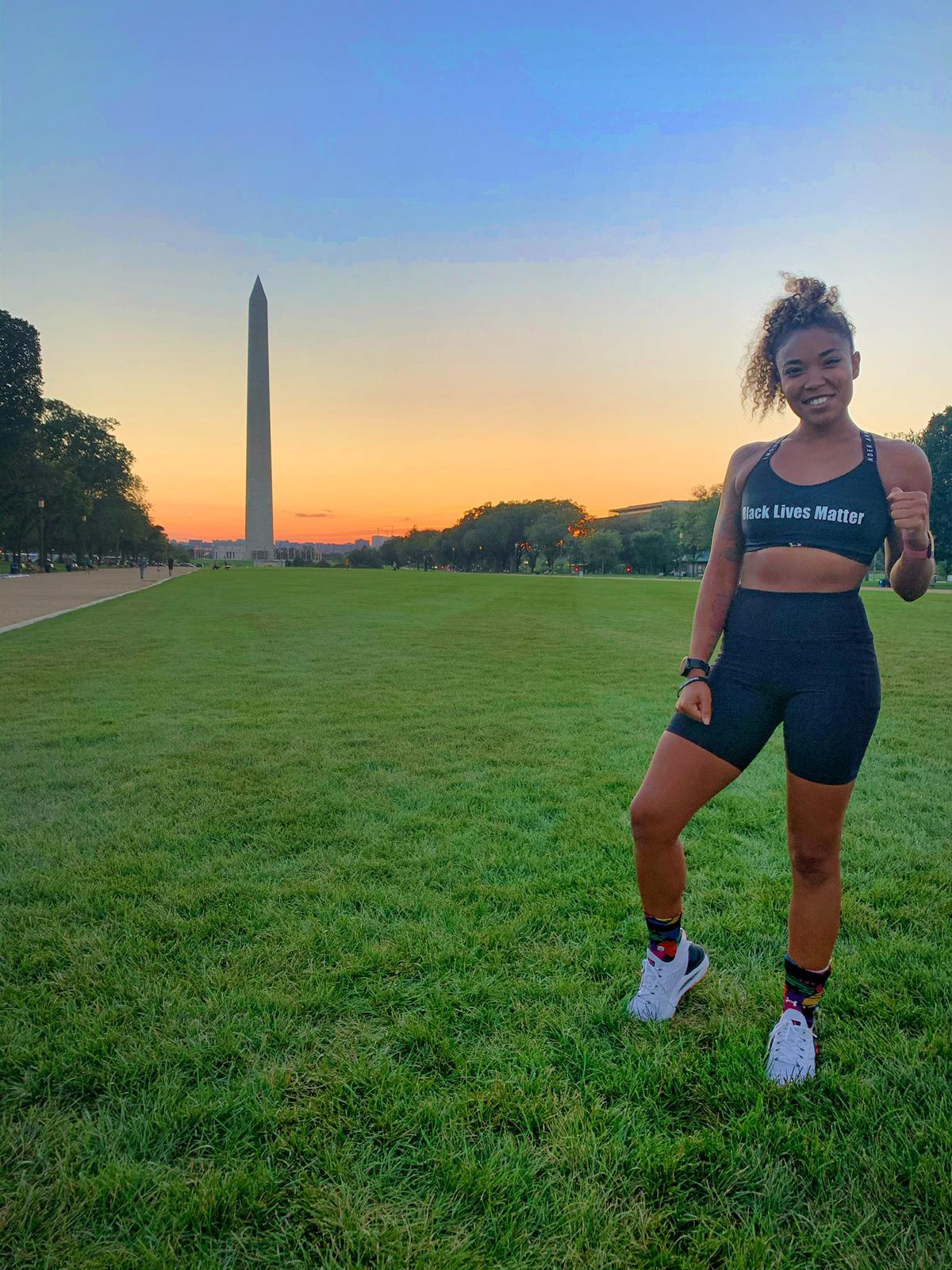 How This Fitness Influencer Is Maintaining Her Mental Health and Using Her  Voice To Empower the Black Community - Washingtonian