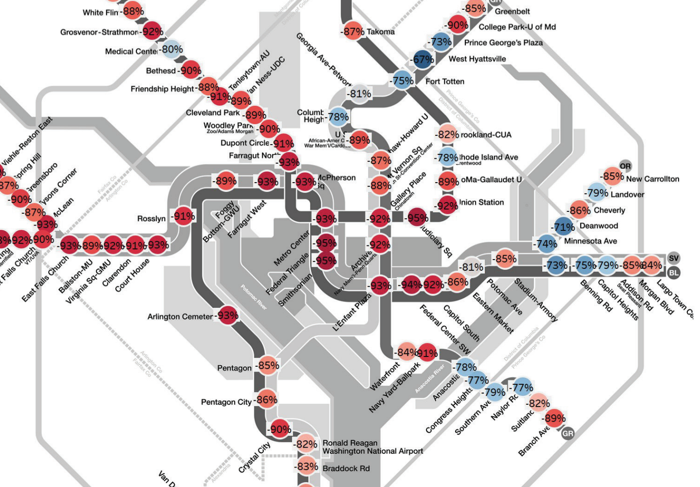 Here Are the 19 Metro Stations That May Close