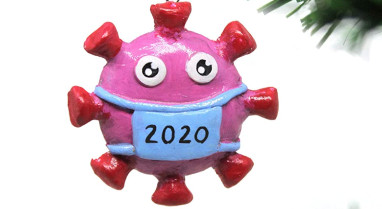 Put a Virus on Your Christmas Tree with These Covid-Themed Ornaments