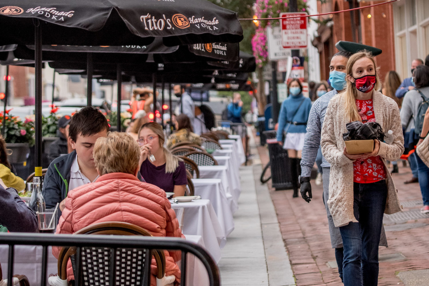 Georgetown Is Installing Deck Panels to Widen Its Sidewalks
