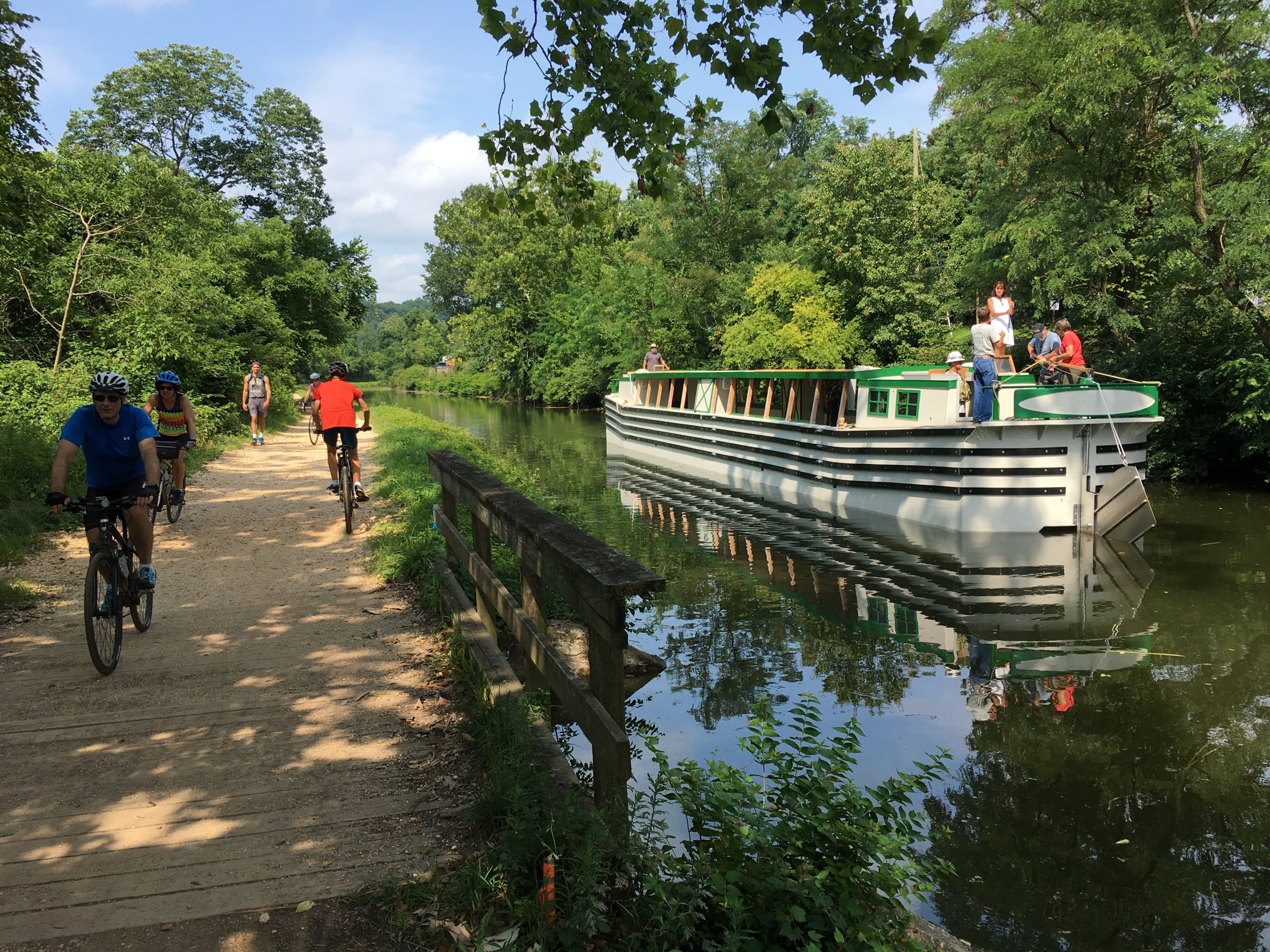 A Boat Was Spotted Yesterday on the C&O Canal in Georgetown - Washingtonian