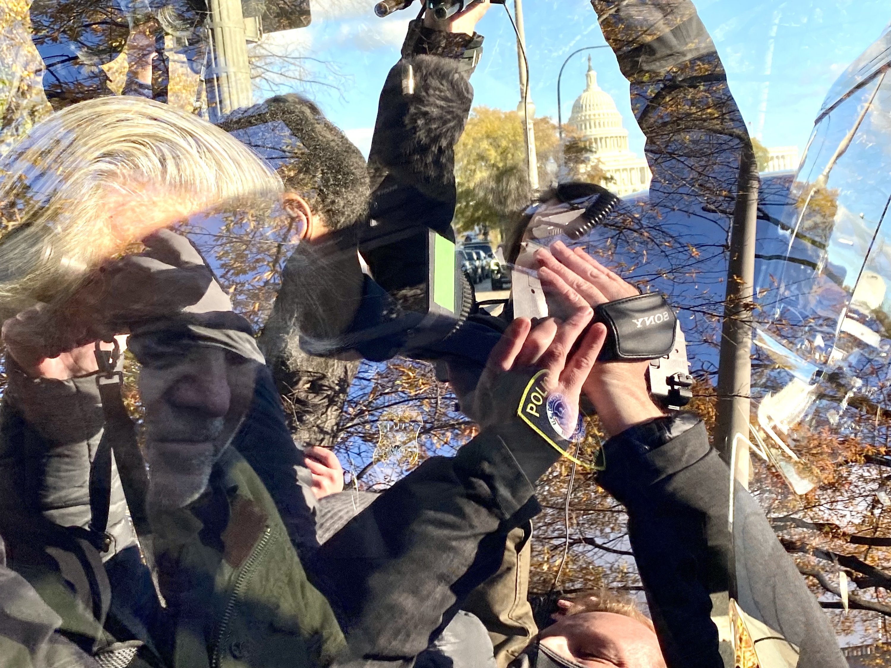 Bannon car reflection Nov 15 2021 - Washingtonian