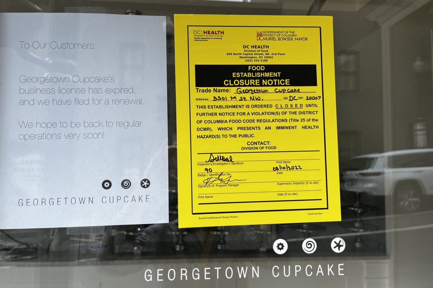 Georgetown Cupcake Shut Down by DC Health Department