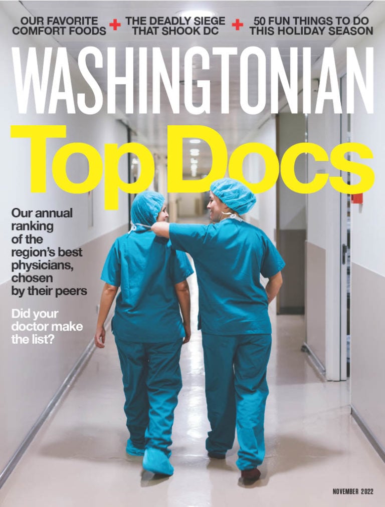 Washingtonian's November 2022 Issue Top Doctors