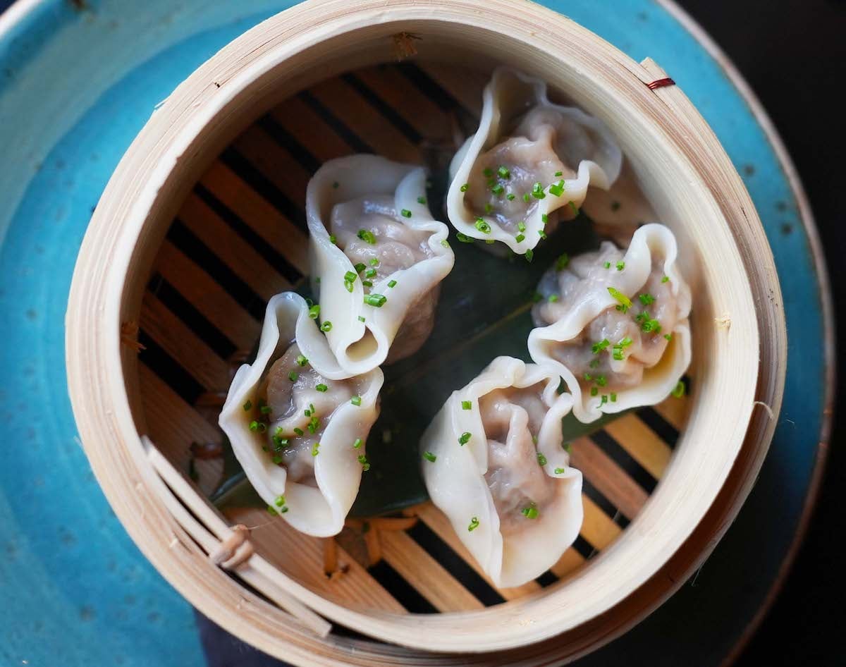dumplings - Washingtonian Wagyu beef dumplings at Nama Ko. Photograph courtesy of Nama Ko