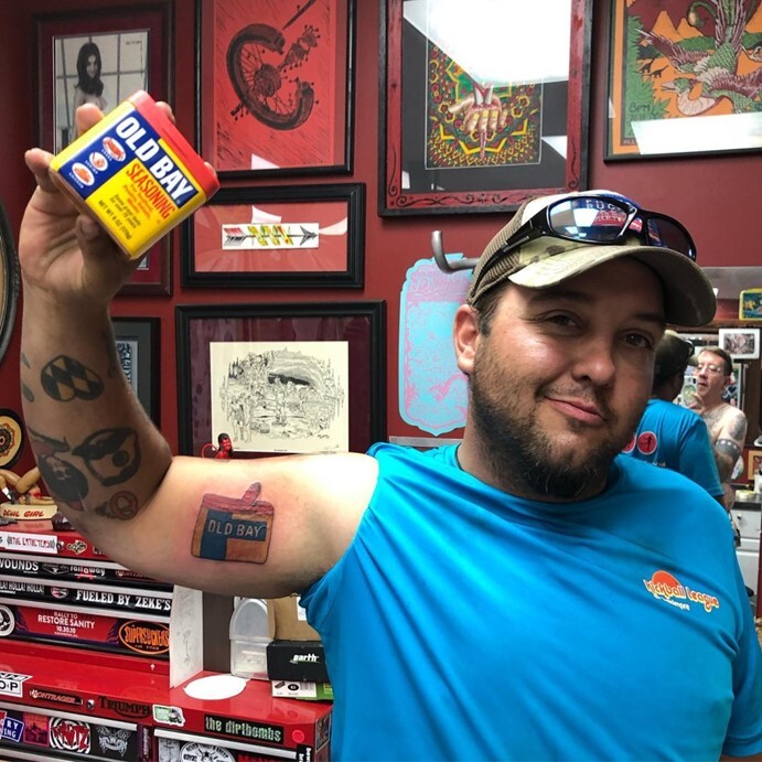 Old Bay Will Pay for You to Tattoo Its Logo on Your Body Washingtonian