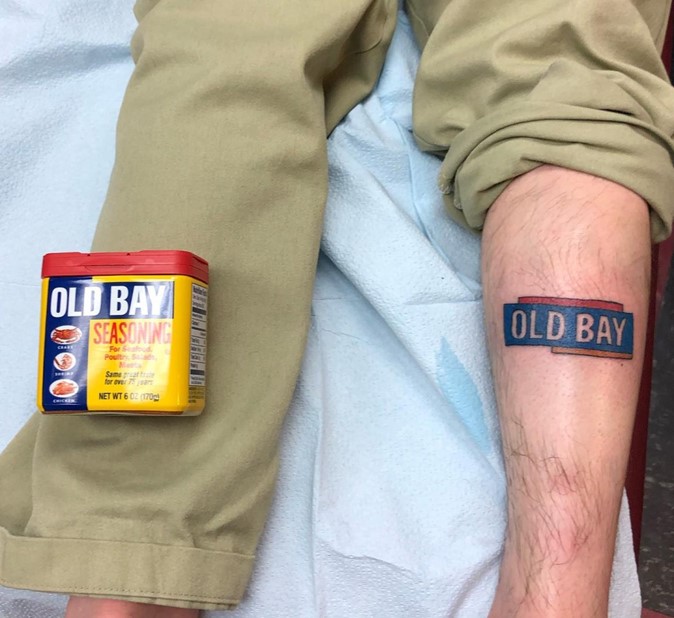 Old Bay Will Pay for You to Tattoo Its Logo on Your Body - Washingtonian