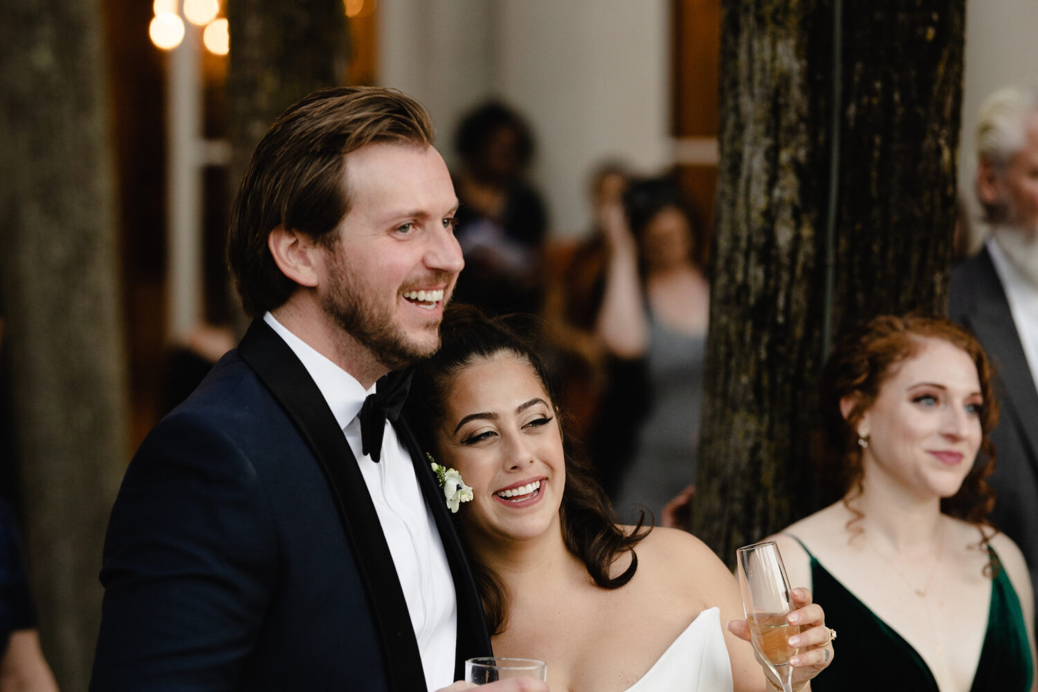 A Boho-Chic Wedding at Meridian House