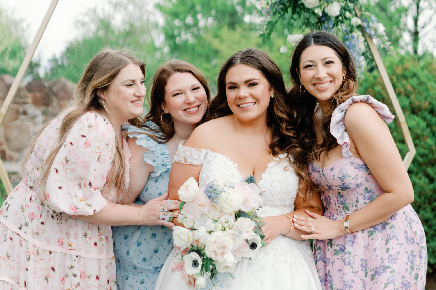 A Bridgerton-Inspired Brunch Wedding