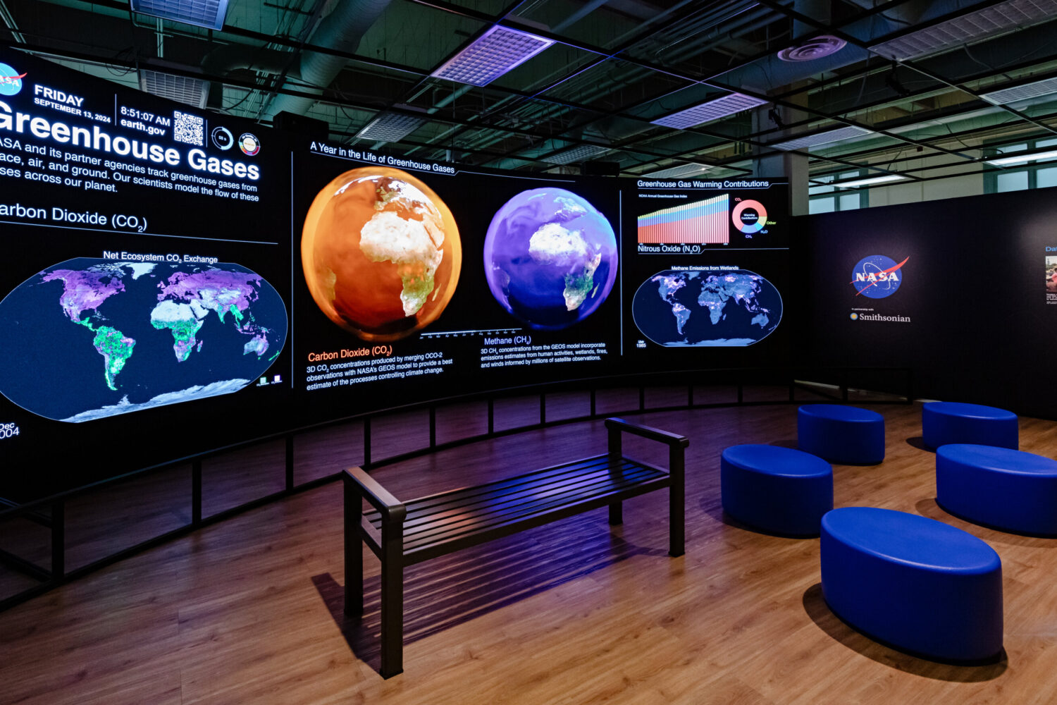 The Smithsonian and NASA Unveil Earth Information Center