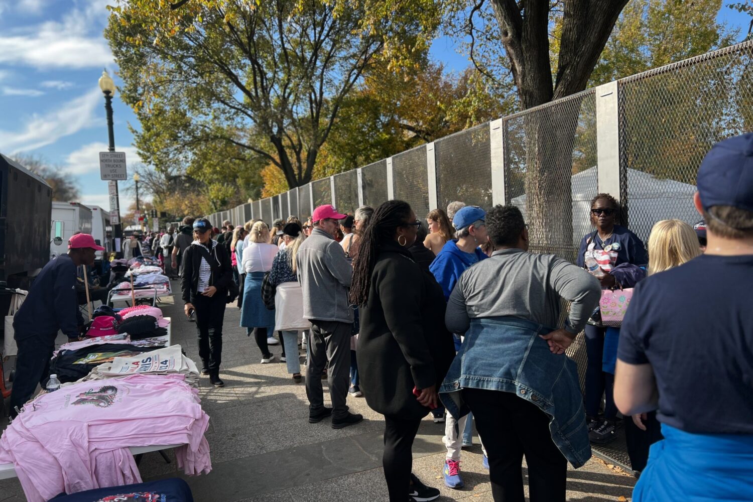Meet Some of the People Who Lined Up Early for Kamala Harris’s DC Rally