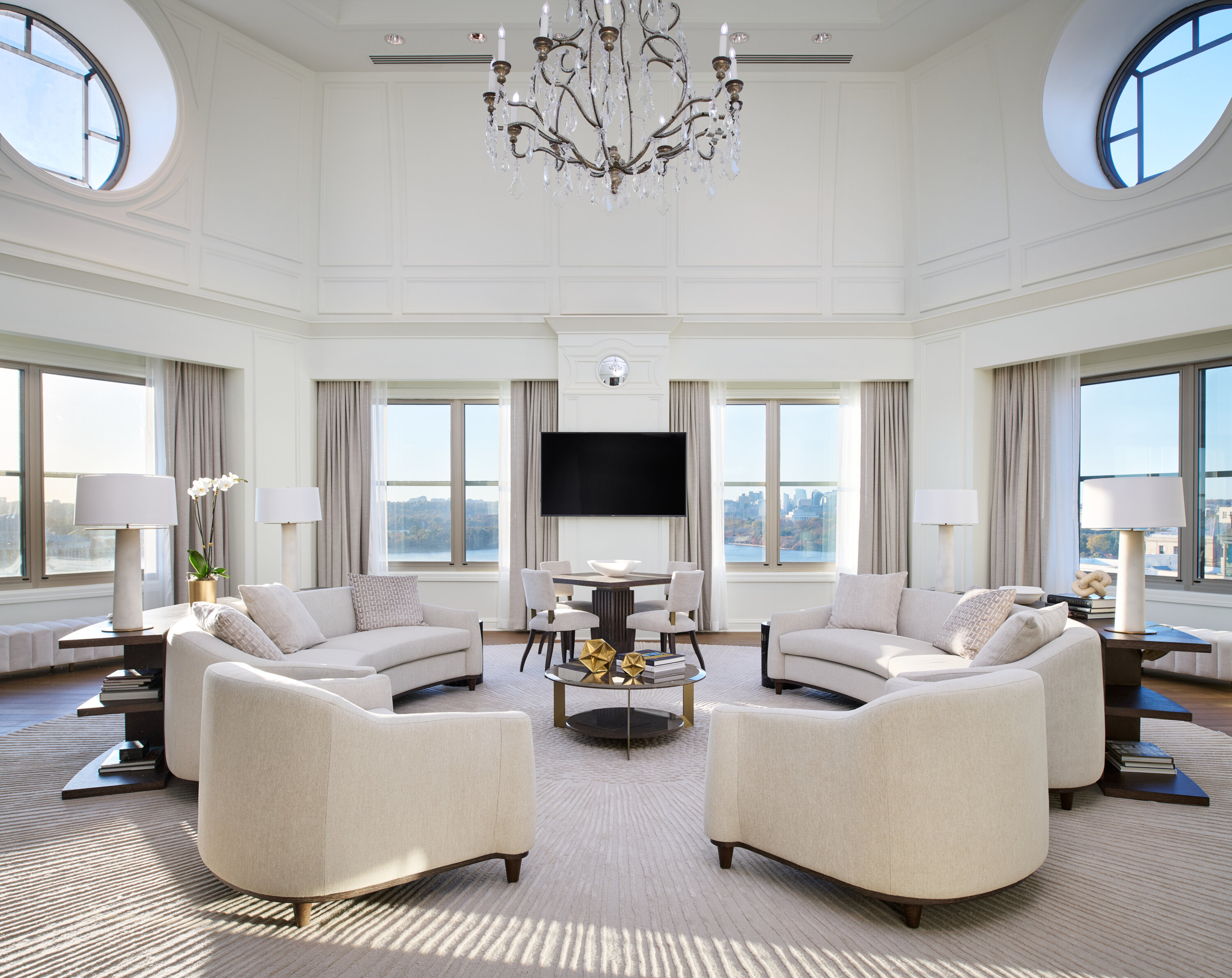 Salamander DC Renovated Pres. Suite Living Room - Credit Matt Dandy - Washingtonian