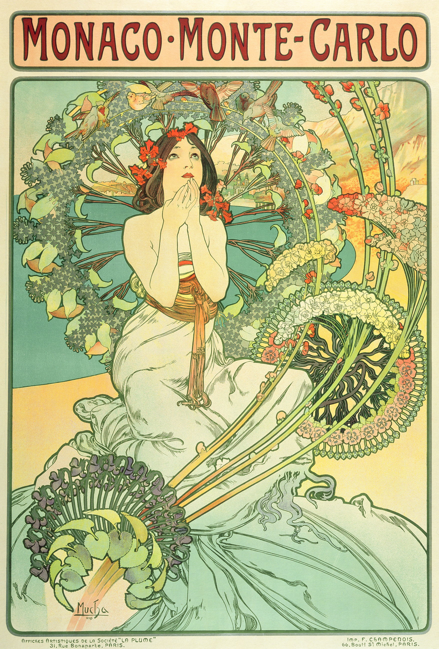 Alphonse Mucha_Monaco Monte-Carlo_1897 - Washingtonian