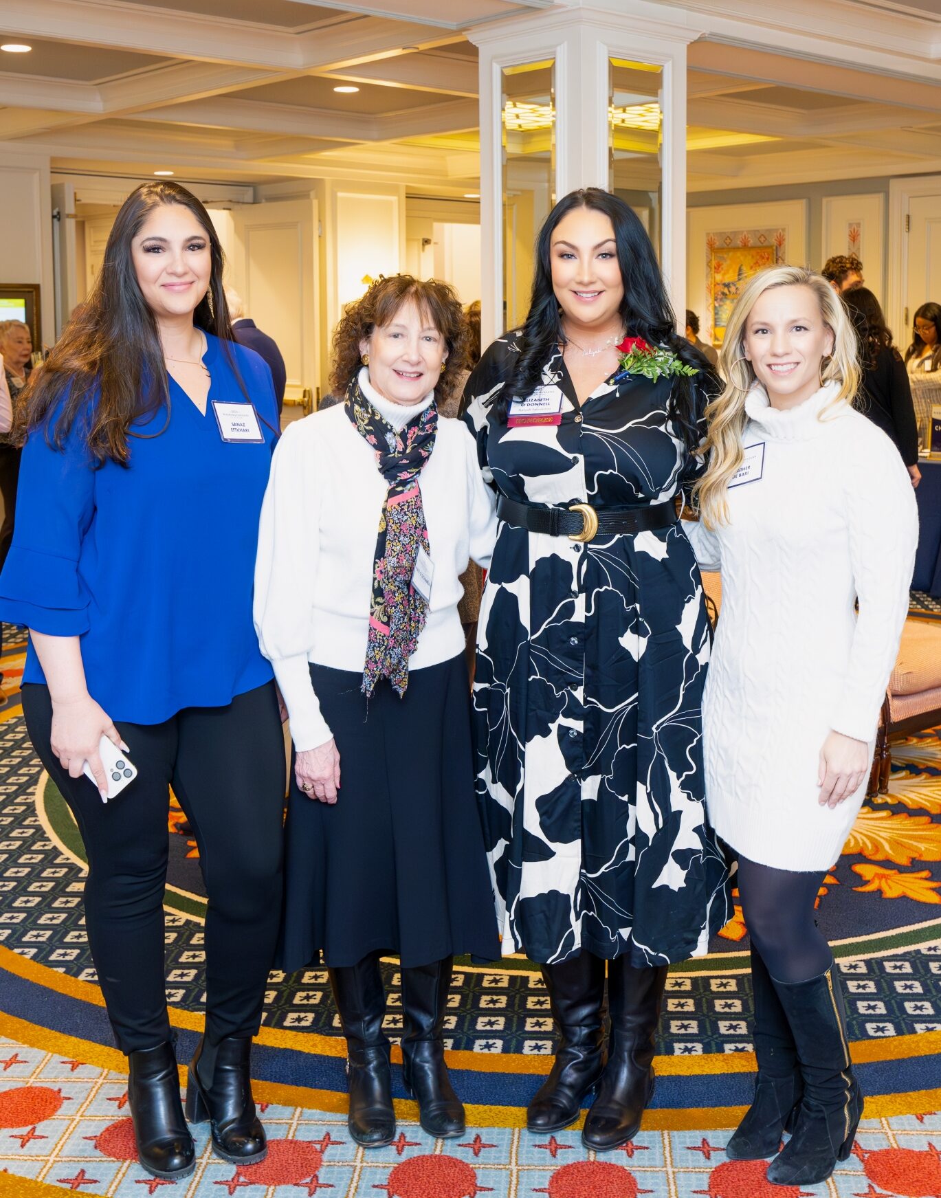Sanaz Efthari, Heather DeBari, 2024 Honoree Elizabeth O’Donnell, and Kate O’Donnell - Washingtonian Sanaz Efthari, Heather DeBari, 2024 Honoree Elizabeth O’Donnell, and Kate O’Donnell