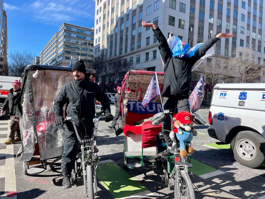 inaug-day-2025-pedicabs - Washingtonian