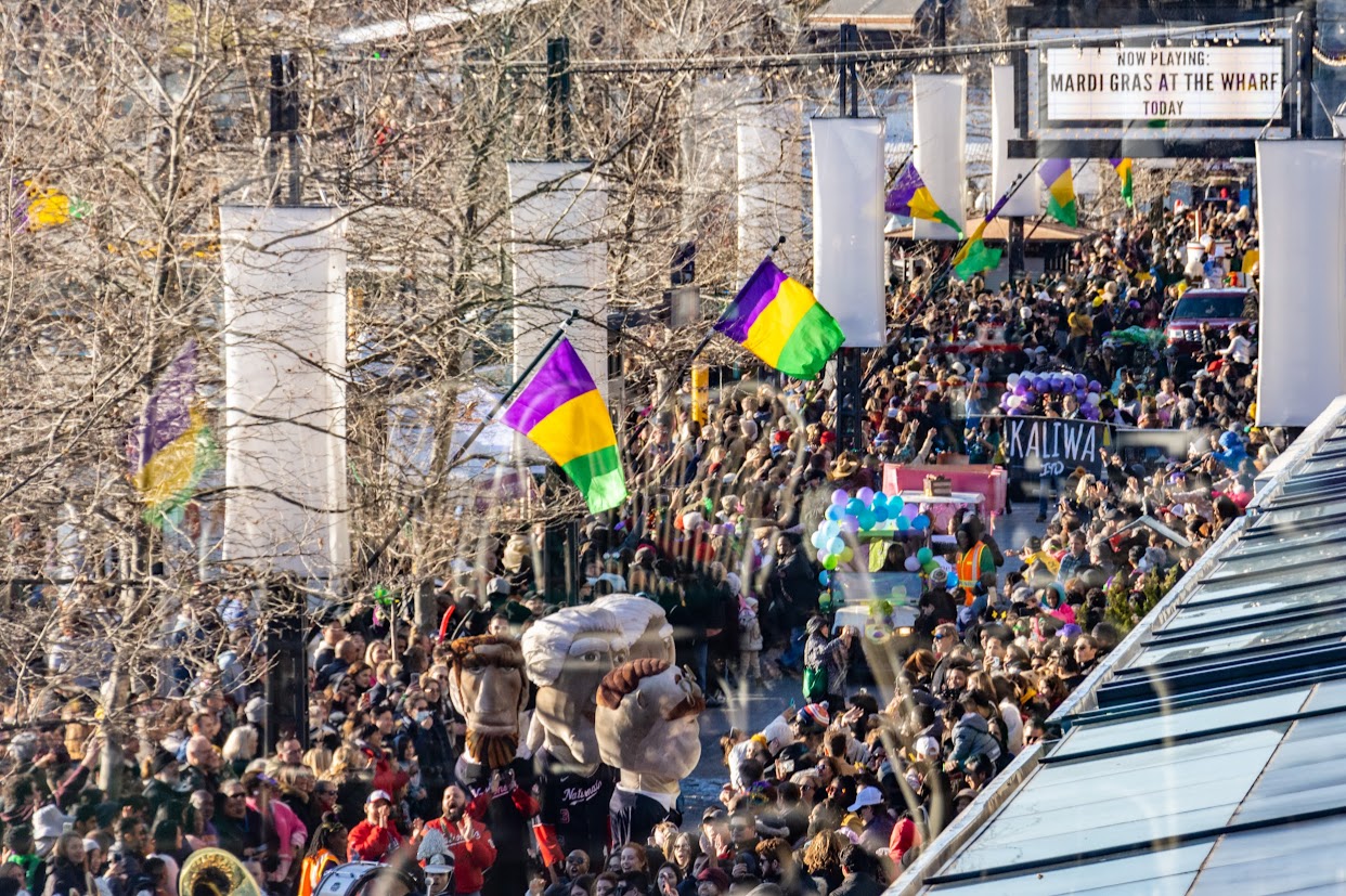 Mardi Gras at The Wharf, 2023-02-18, Photos by Patrick Revord - Washingtonian