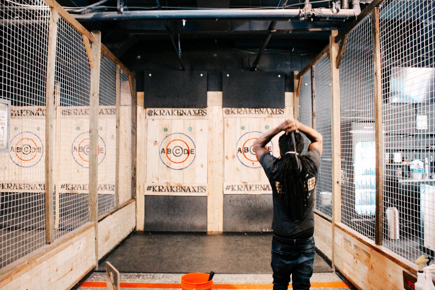 Jittery Locals Are Flocking to Yoga, Knitting, and Ax-Throwing