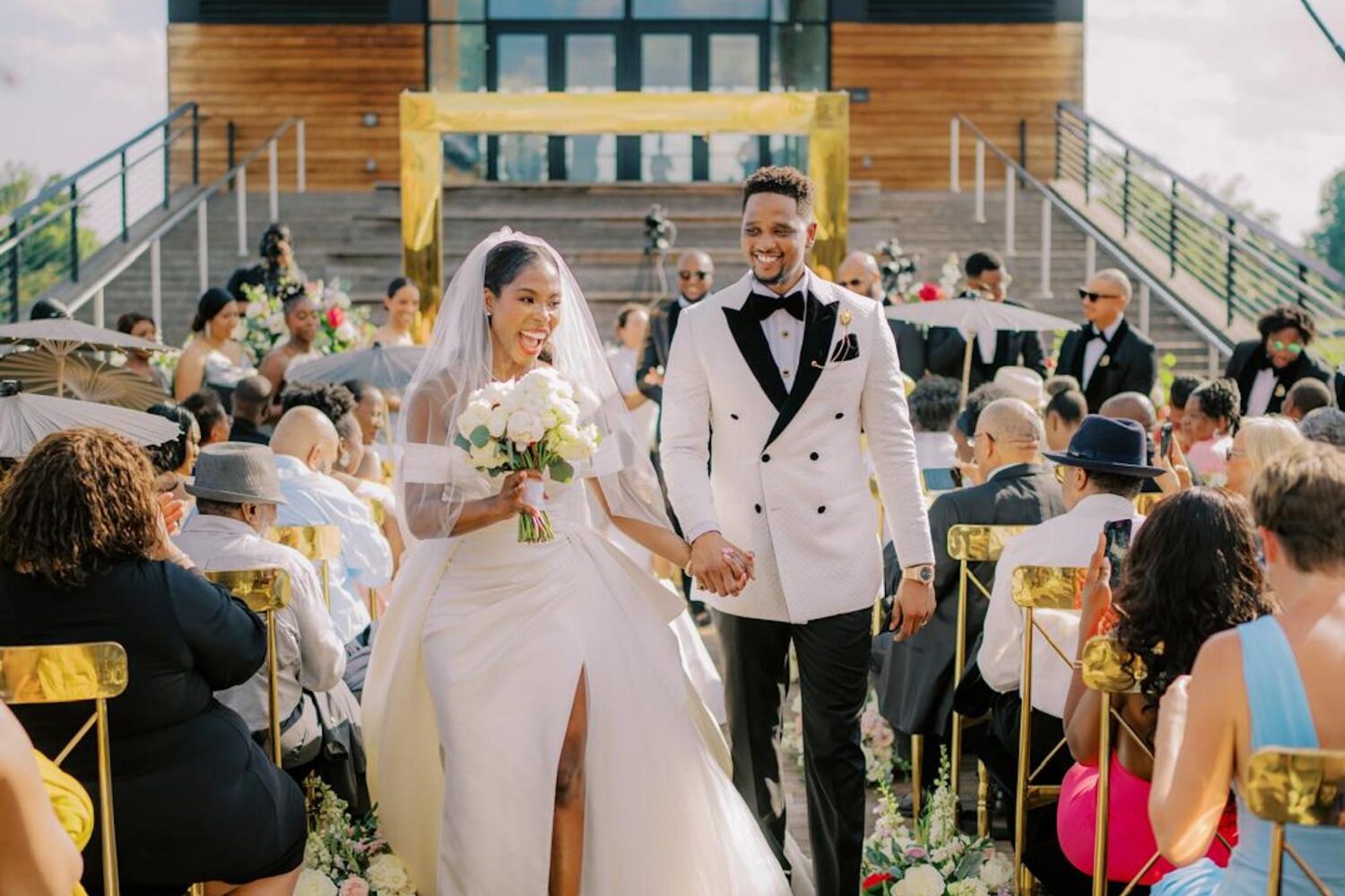 This Wedding at the Wharf Was the Couple’s Second Nuptial Celebration