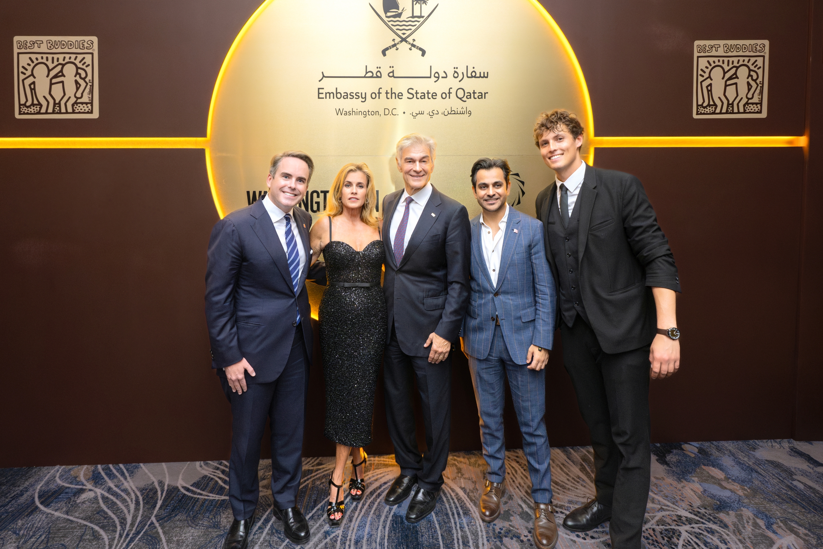 Concordia’s Matthew Swift, Lisa Oz, Dr. Oz, the Embassy of Qatar’s Dr. Hamad Al Muftah, and Sean Christopher