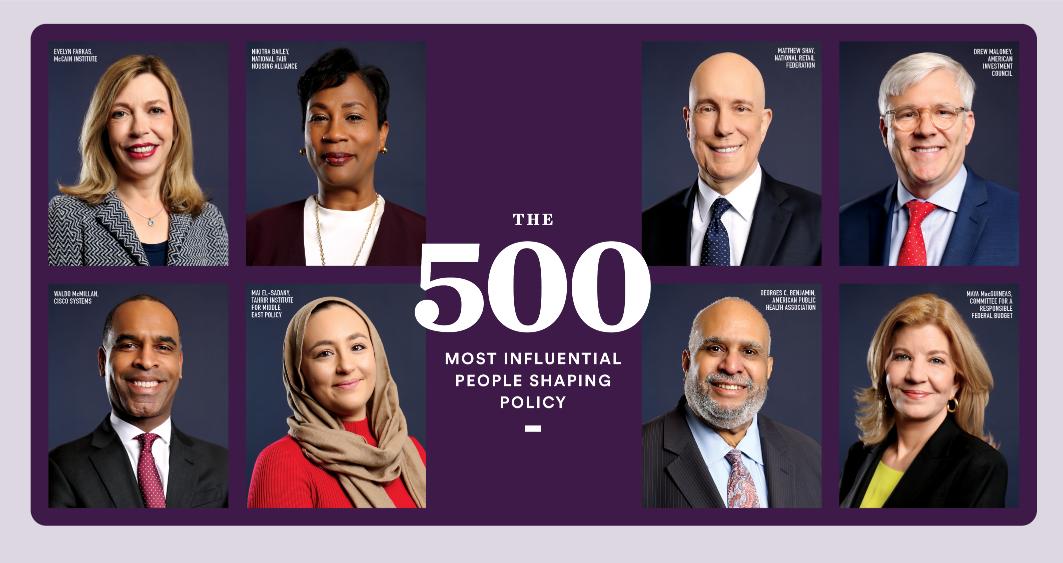 Washington DC’s 500 Most Influential People of 2025